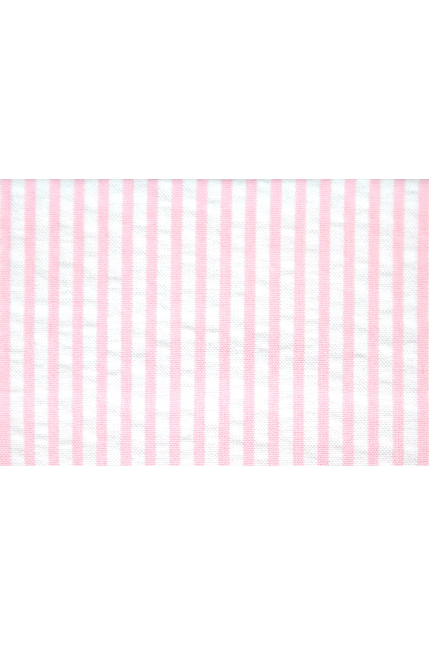 Laguna Cotton Seersucker Trousers - Pink